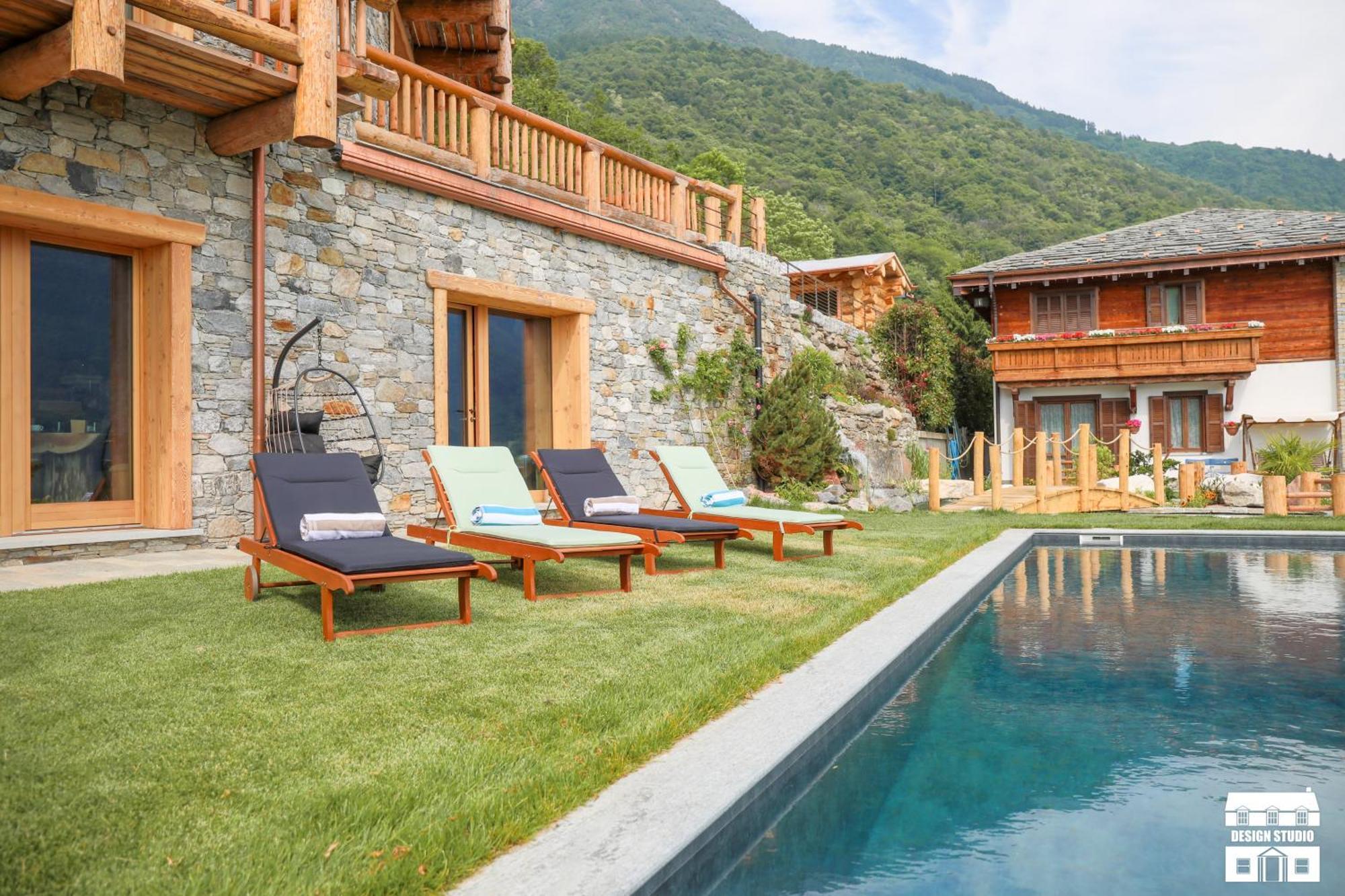 Chalet Antico Legno By Design Studio Sueglio Exterior photo